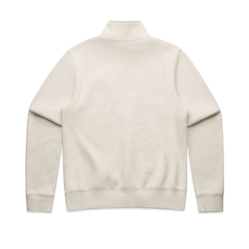 ECRU - BACK wo's-stencil-half-zip-crew-ecru-back